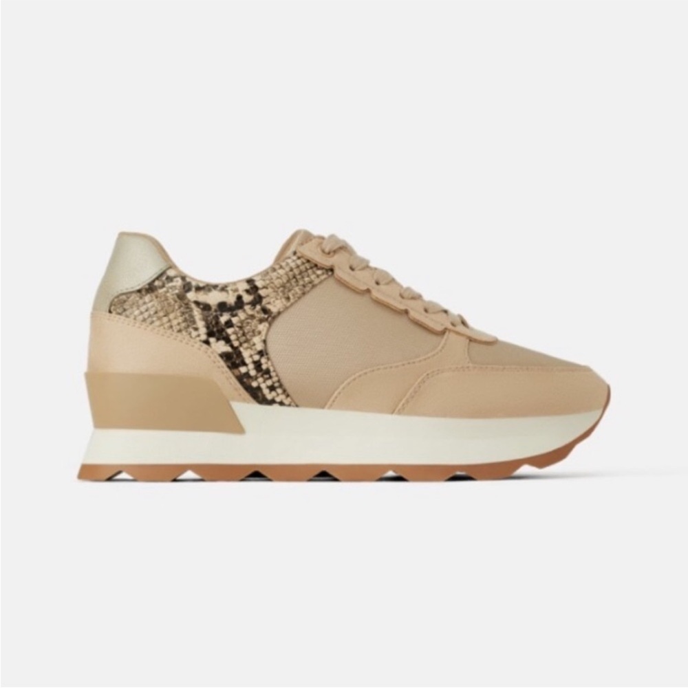 ZARA limited edition snake skin sneaker